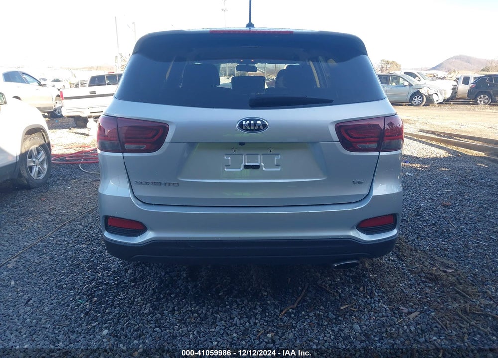2020 KIA SORENTO 3.3L LX VIN: 5XYPGDA50LG608143