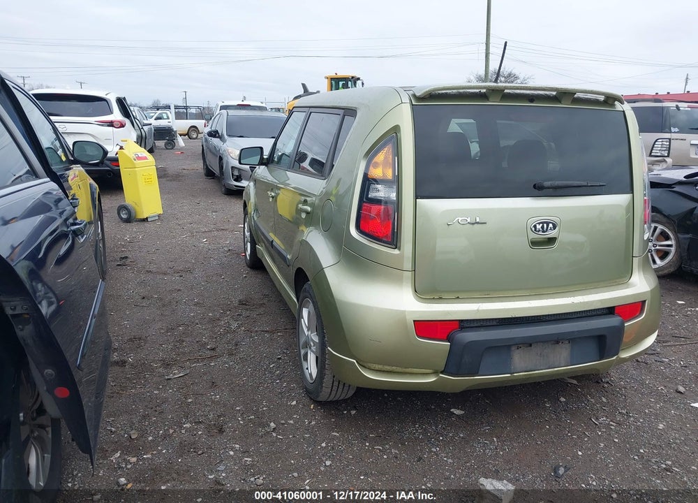 2011 KIA SOUL VIN: KNDJT2A23B7299906
