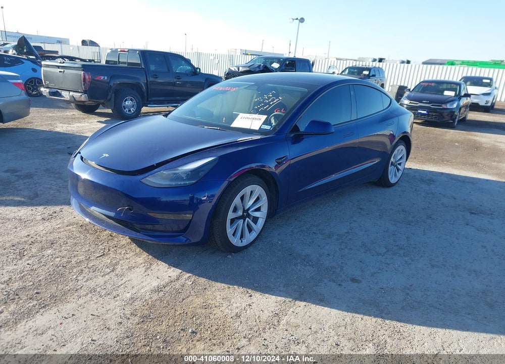 2022 TESLA MODEL 3 VIN: 5YJ3E1EB7NF337577