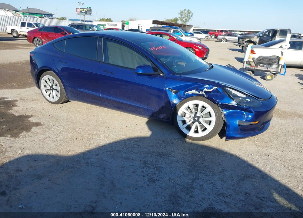 2022 TESLA MODEL 3 VIN: 5YJ3E1EB7NF337577