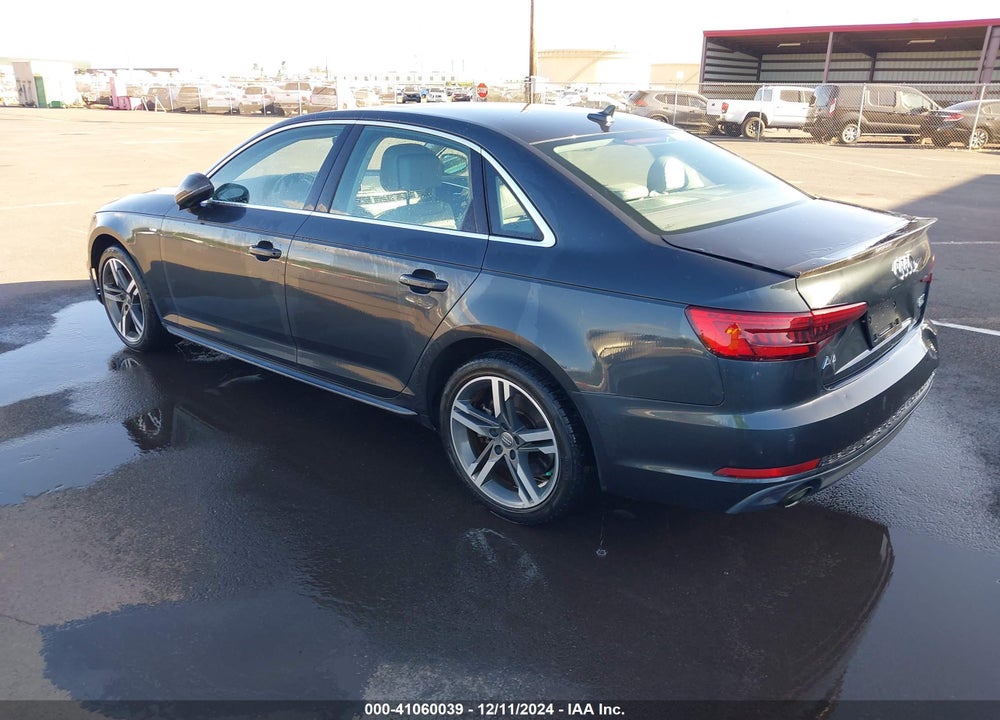 2017 AUDI A4 2.0T PREMIUM VIN: WAUENAF4XHN032733