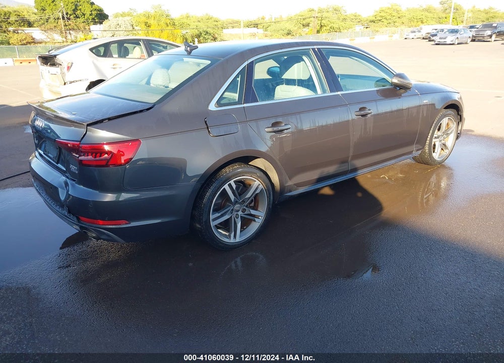 2017 AUDI A4 2.0T PREMIUM VIN: WAUENAF4XHN032733