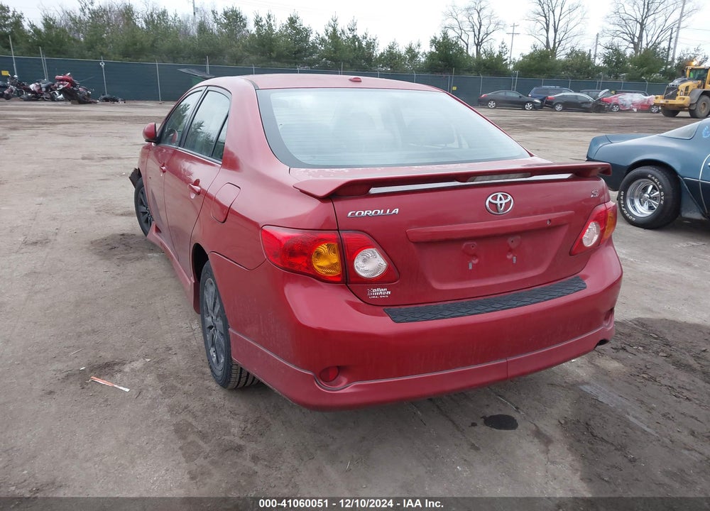 2009 TOYOTA COROLLA S VIN: 1NXBU40EX9Z053757