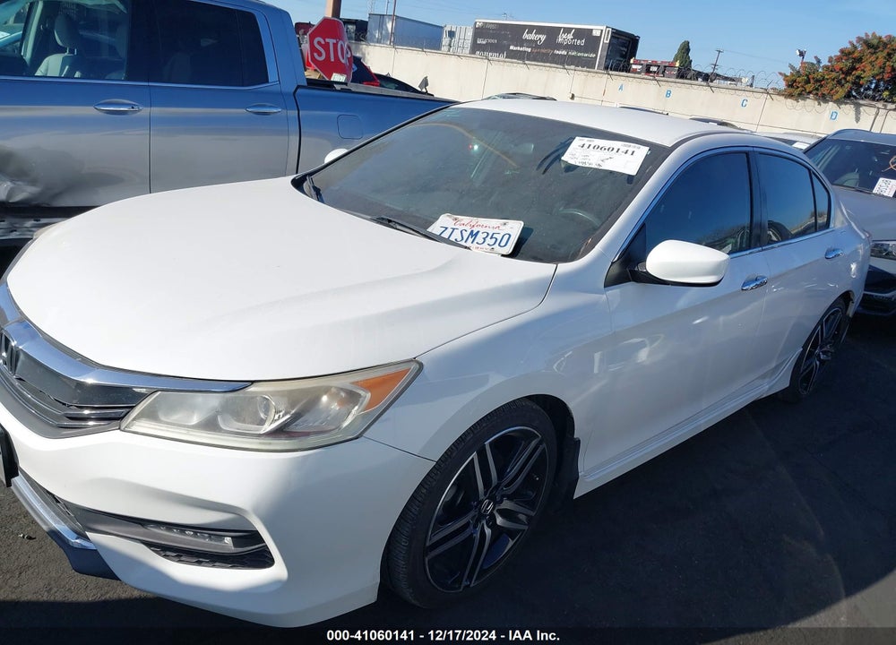 2016 HONDA ACCORD SPORT VIN: 1HGCR2F51GA186431