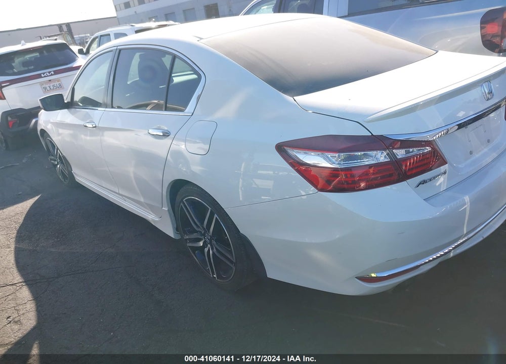 2016 HONDA ACCORD SPORT VIN: 1HGCR2F51GA186431