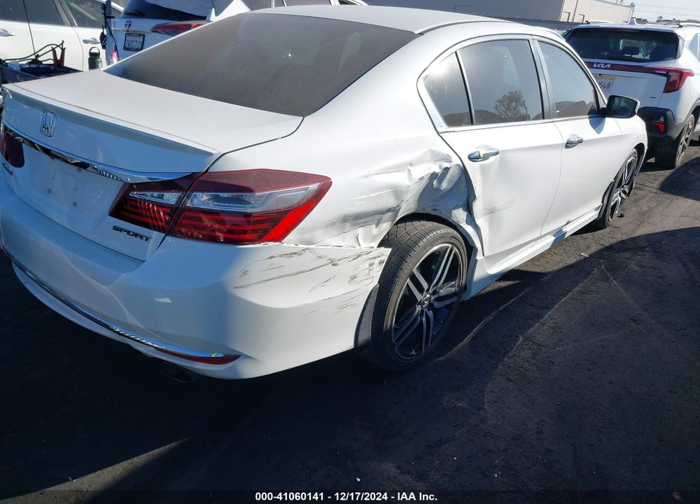 2016 HONDA ACCORD SPORT VIN: 1HGCR2F51GA186431