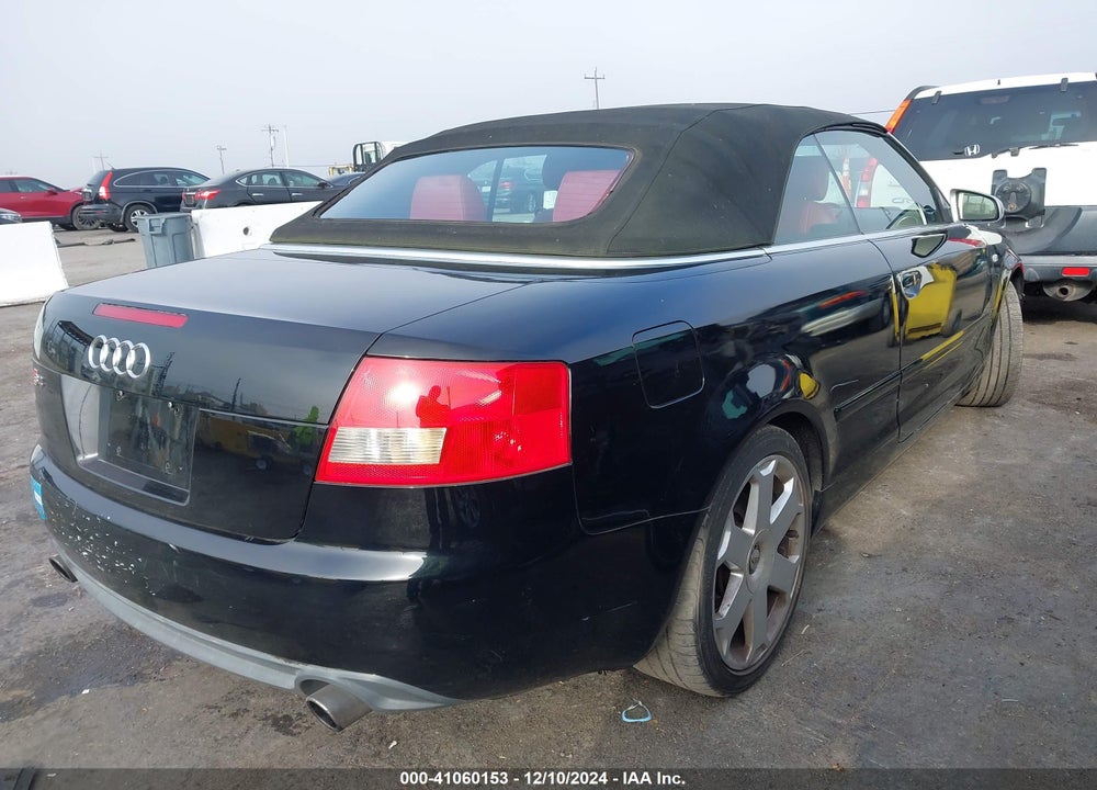 2005 AUDI S4 VIN: WUARL48H15K901392