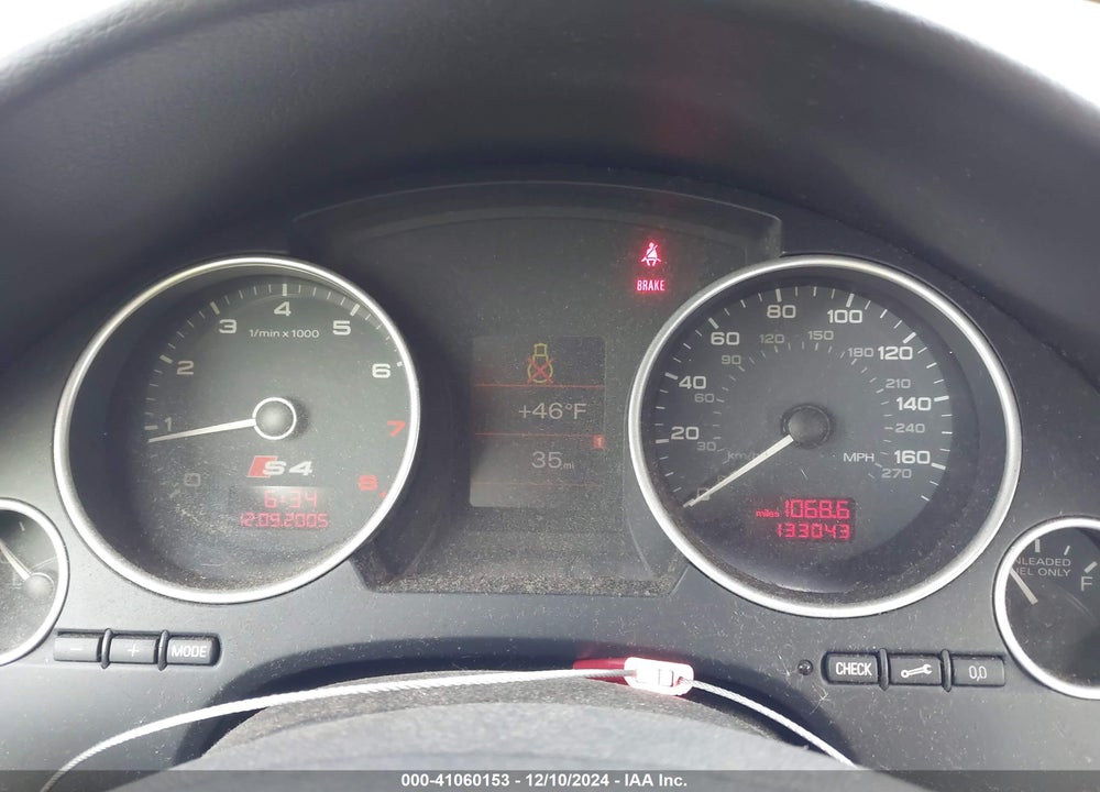 2005 AUDI S4 VIN: WUARL48H15K901392