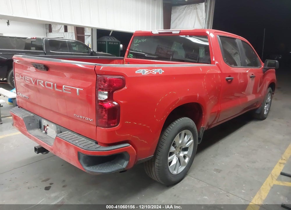 2024 CHEVROLET SILVERADO 1500 4WD SHORT BED CUSTOM VIN: 1GCPDBEK3RZ294785