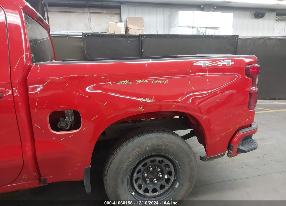 2024 CHEVROLET SILVERADO 1500 4WD SHORT BED CUSTOM VIN: 1GCPDBEK3RZ294785