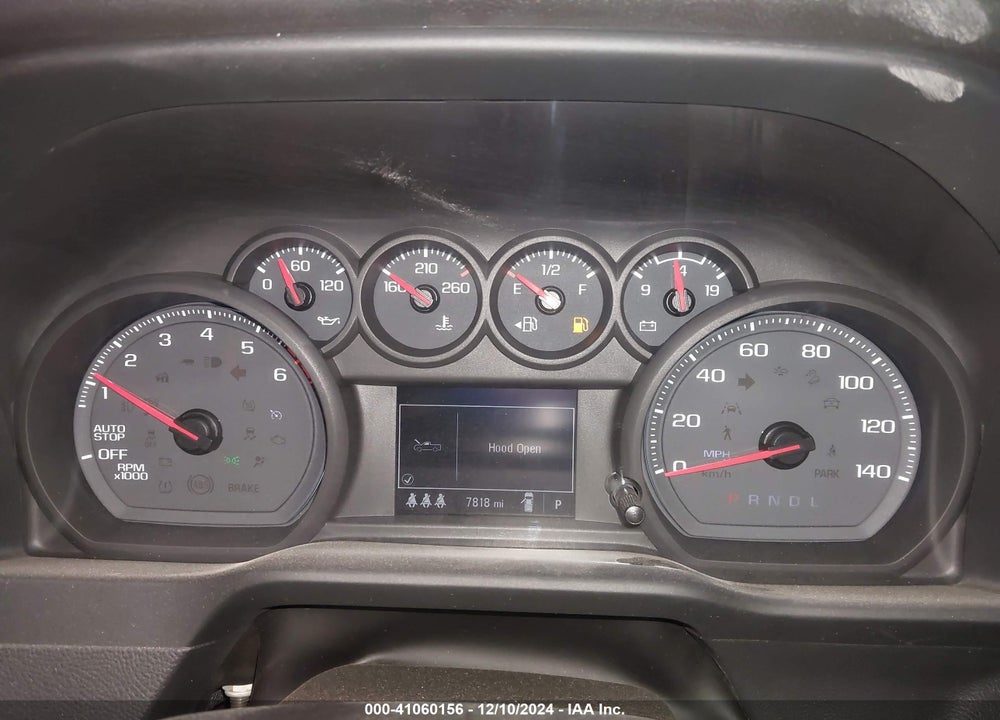 2024 CHEVROLET SILVERADO 1500 4WD SHORT BED CUSTOM VIN: 1GCPDBEK3RZ294785