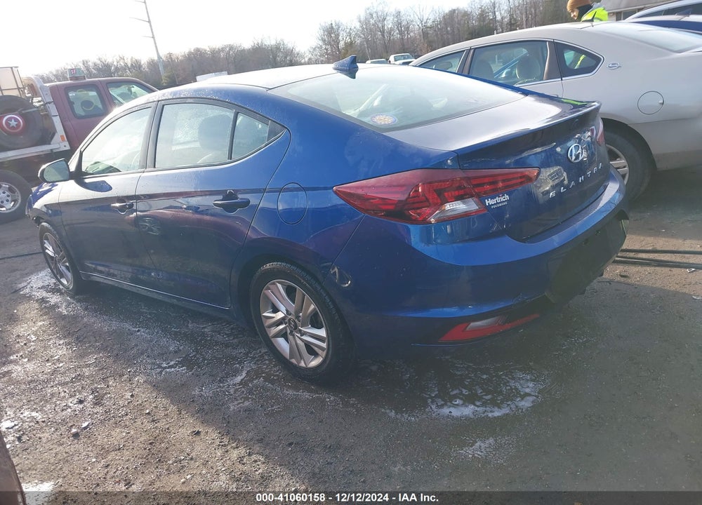 2019 HYUNDAI ELANTRA SEL VIN: 5NPD84LF7KH479301