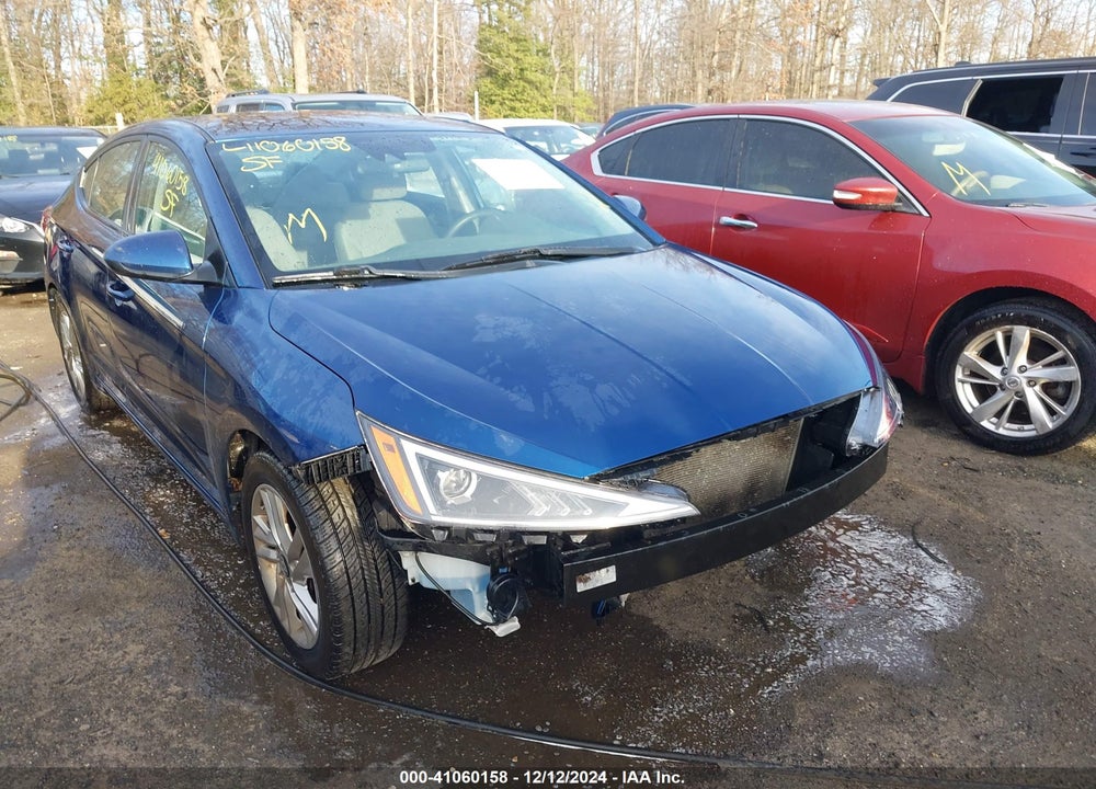 2019 HYUNDAI ELANTRA SEL VIN: 5NPD84LF7KH479301