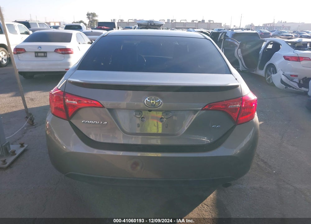 2017 TOYOTA COROLLA SE VIN: 5YFBURHE9HP592498