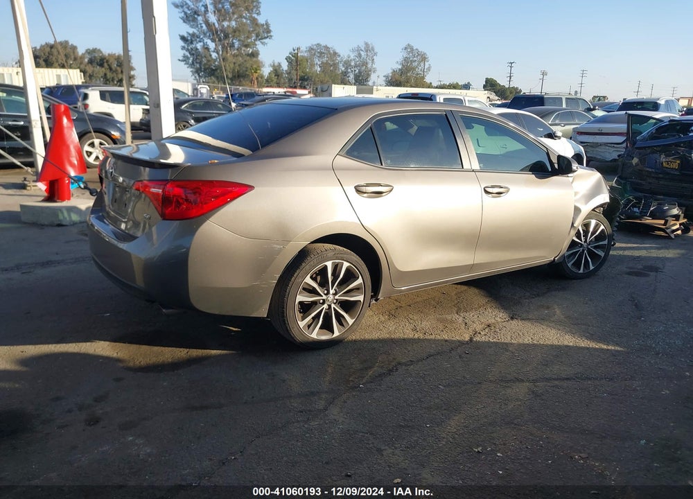 2017 TOYOTA COROLLA SE VIN: 5YFBURHE9HP592498
