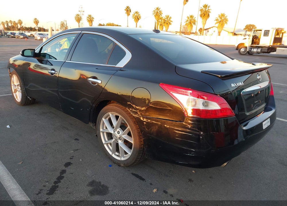 2009 NISSAN MAXIMA 3.5 SV VIN: 1N4AA51EX9C800959