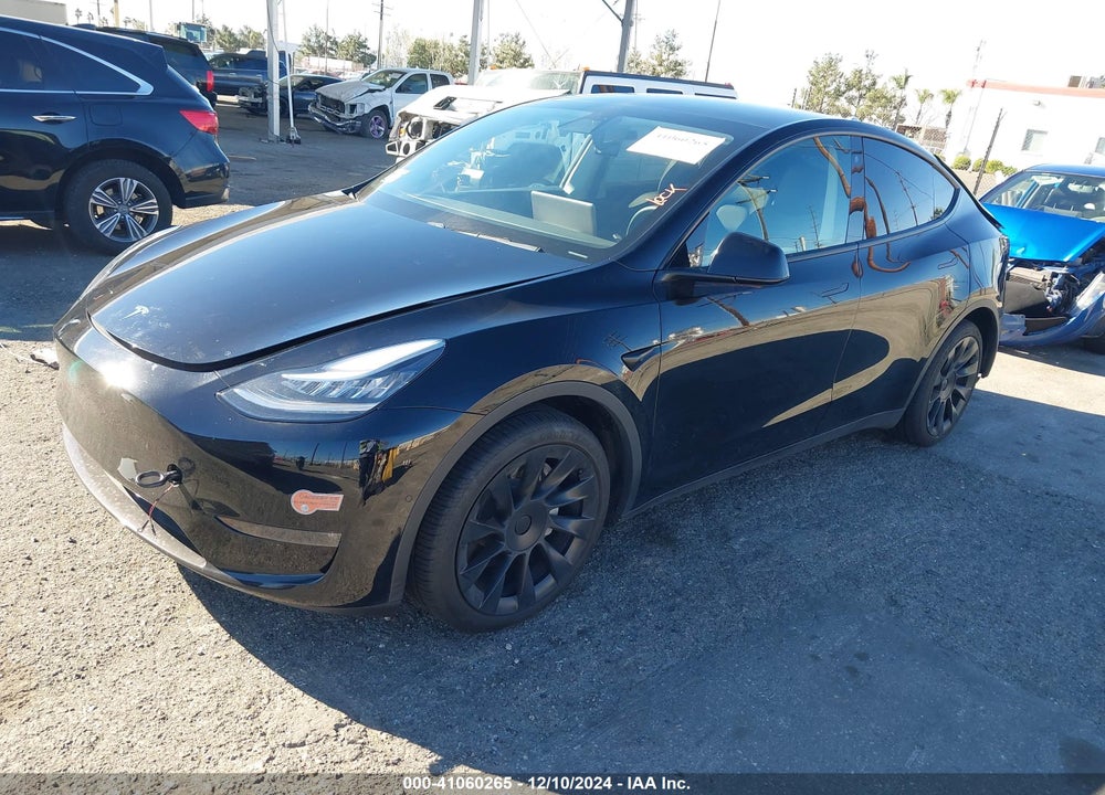 2020 TESLA MODEL Y LONG RANGE DUAL MOTOR ALL-WHEEL DRIVE VIN: 5YJYGDEE4LF052263