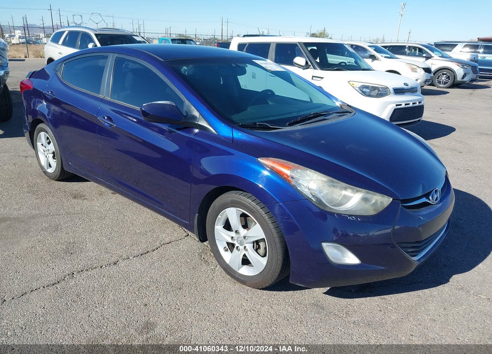 2013 HYUNDAI ELANTRA GLS VIN: 5NPDH4AE3DH386742