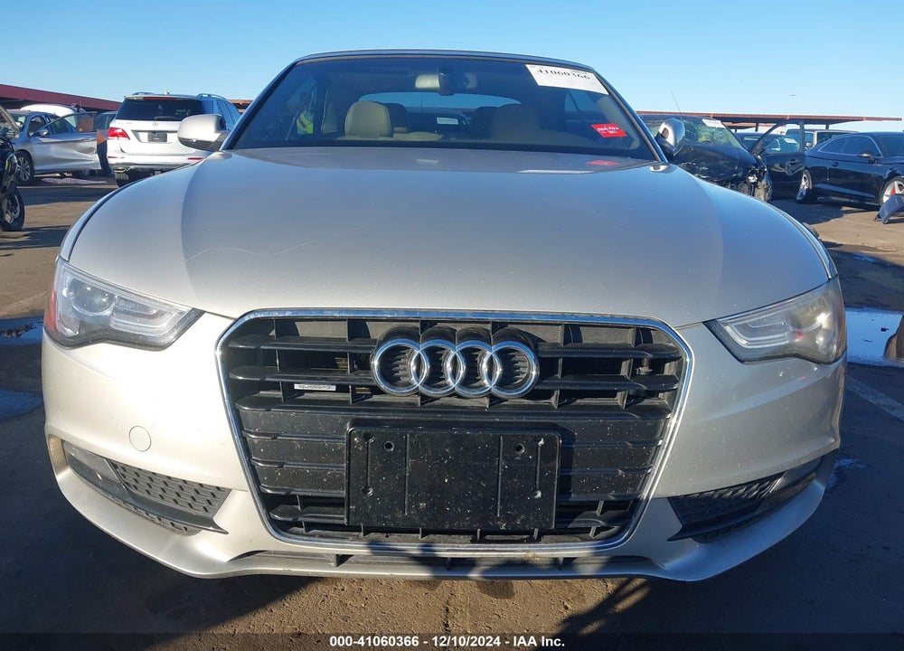 2013 AUDI A5 2.0T PREMIUM VIN: WAUVFAFH2DN005729