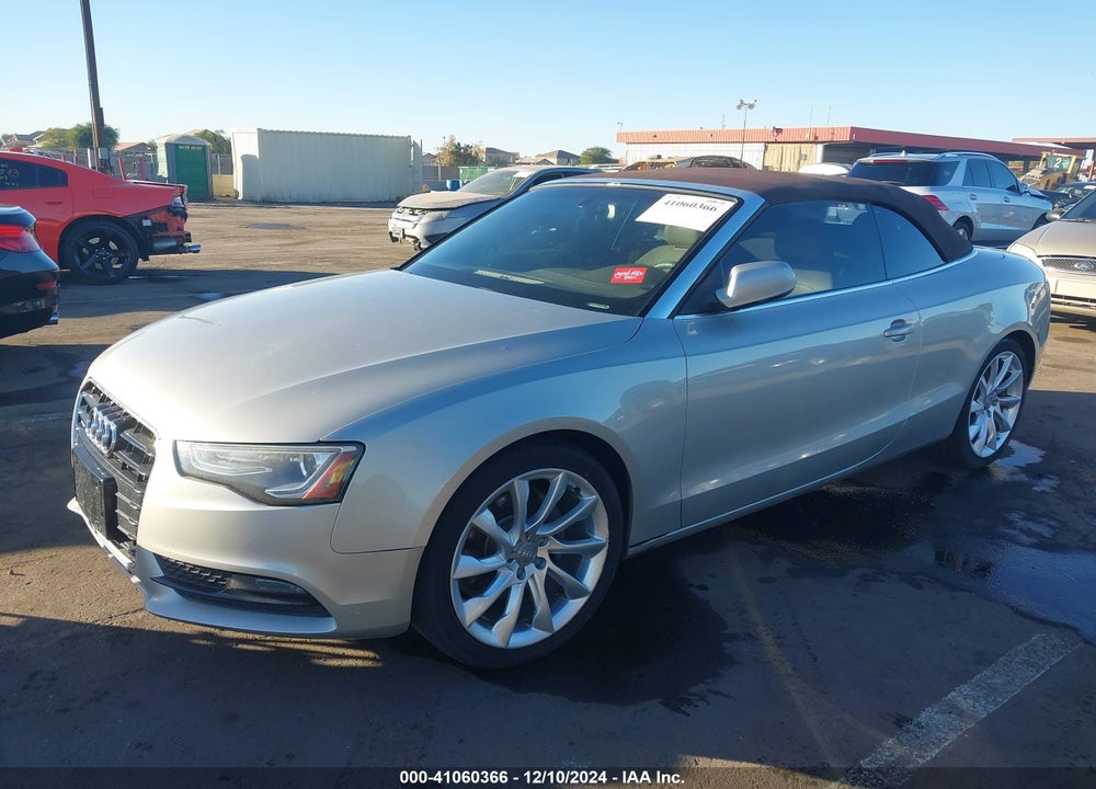 2013 AUDI A5 2.0T PREMIUM VIN: WAUVFAFH2DN005729
