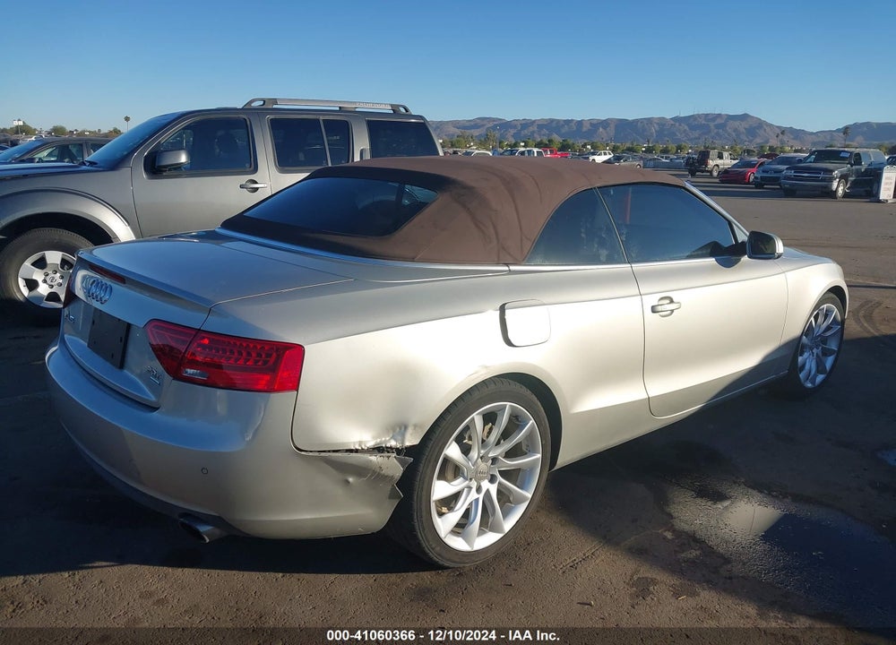 2013 AUDI A5 2.0T PREMIUM VIN: WAUVFAFH2DN005729