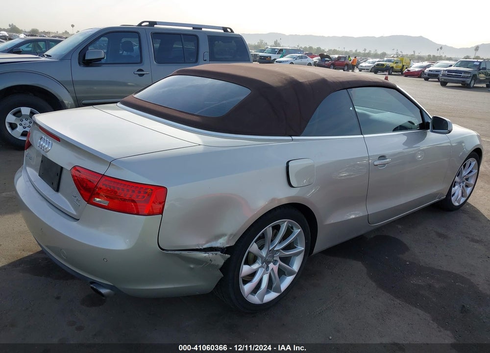 2013 AUDI A5 2.0T PREMIUM VIN: WAUVFAFH2DN005729