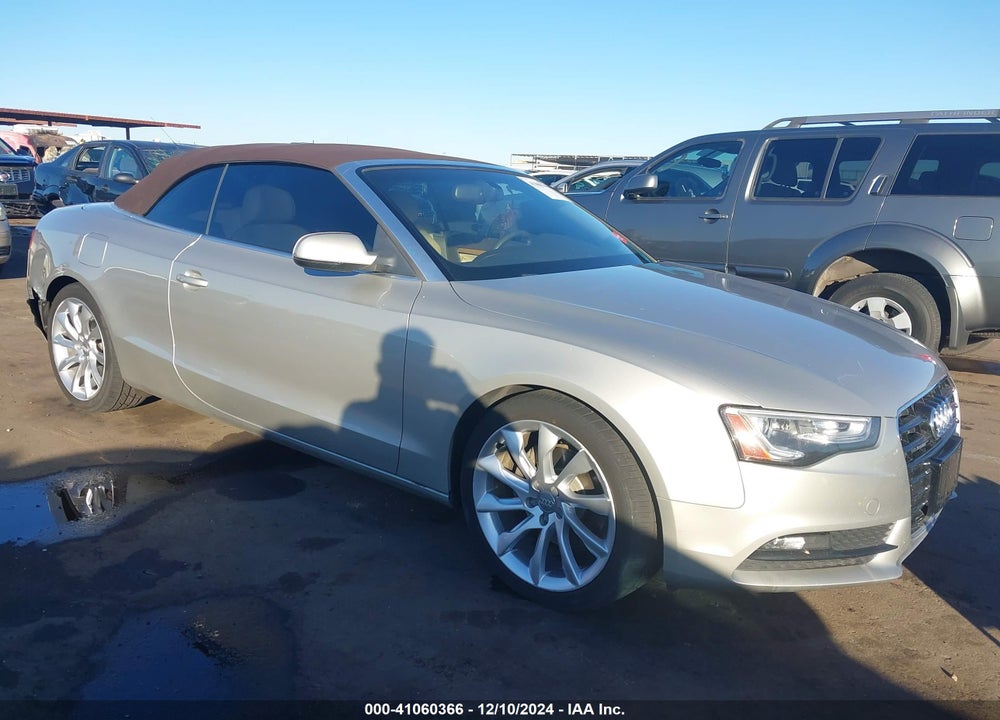 2013 AUDI A5 2.0T PREMIUM VIN: WAUVFAFH2DN005729