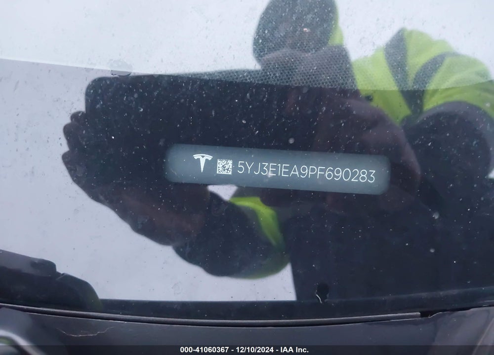 2023 TESLA MODEL 3 REAR-WHEEL DRIVE VIN: 5YJ3E1EA9PF690283