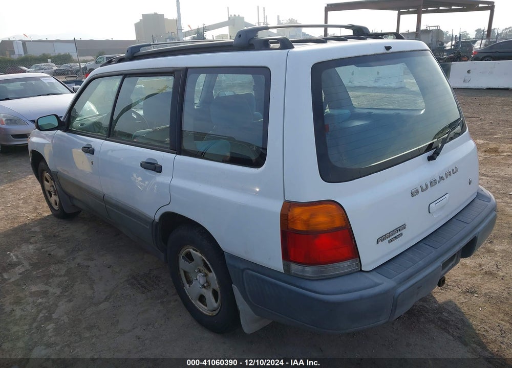 2000 SUBARU FORESTER L VIN: JF1SF6350YG711966