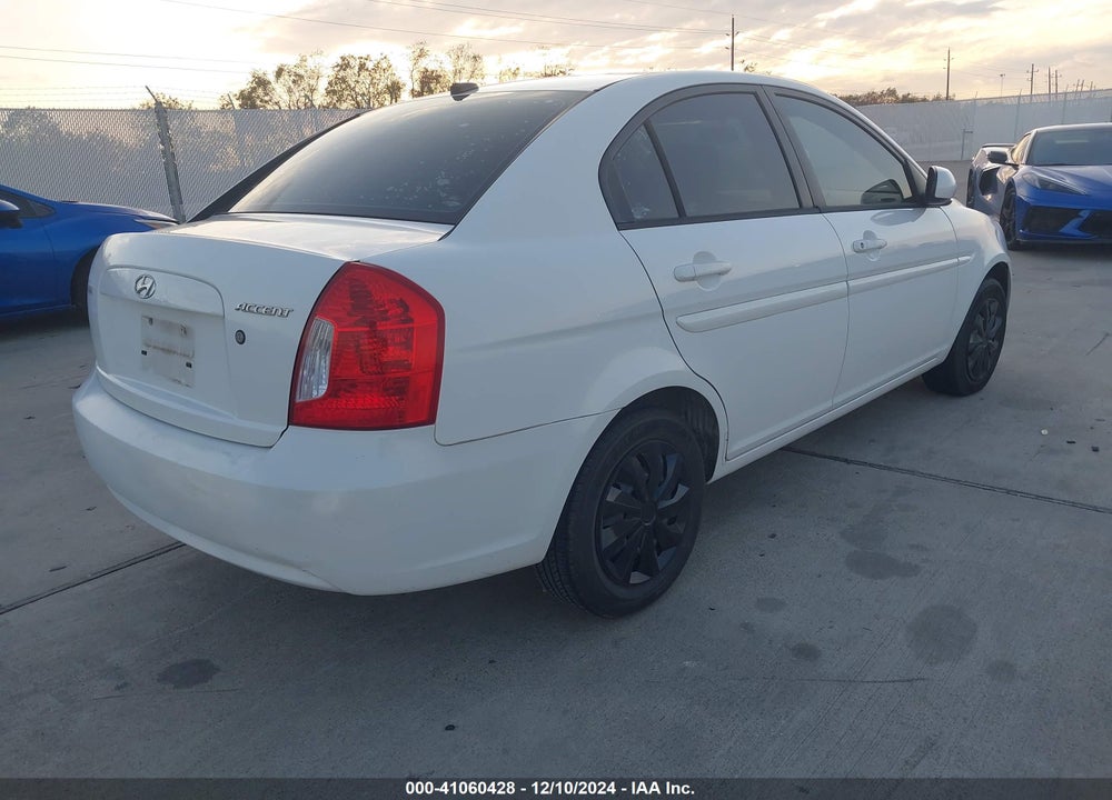 2011 HYUNDAI ACCENT GLS VIN: KMHCN4AC7BU610483