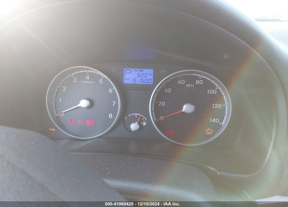 2011 HYUNDAI ACCENT GLS VIN: KMHCN4AC7BU610483