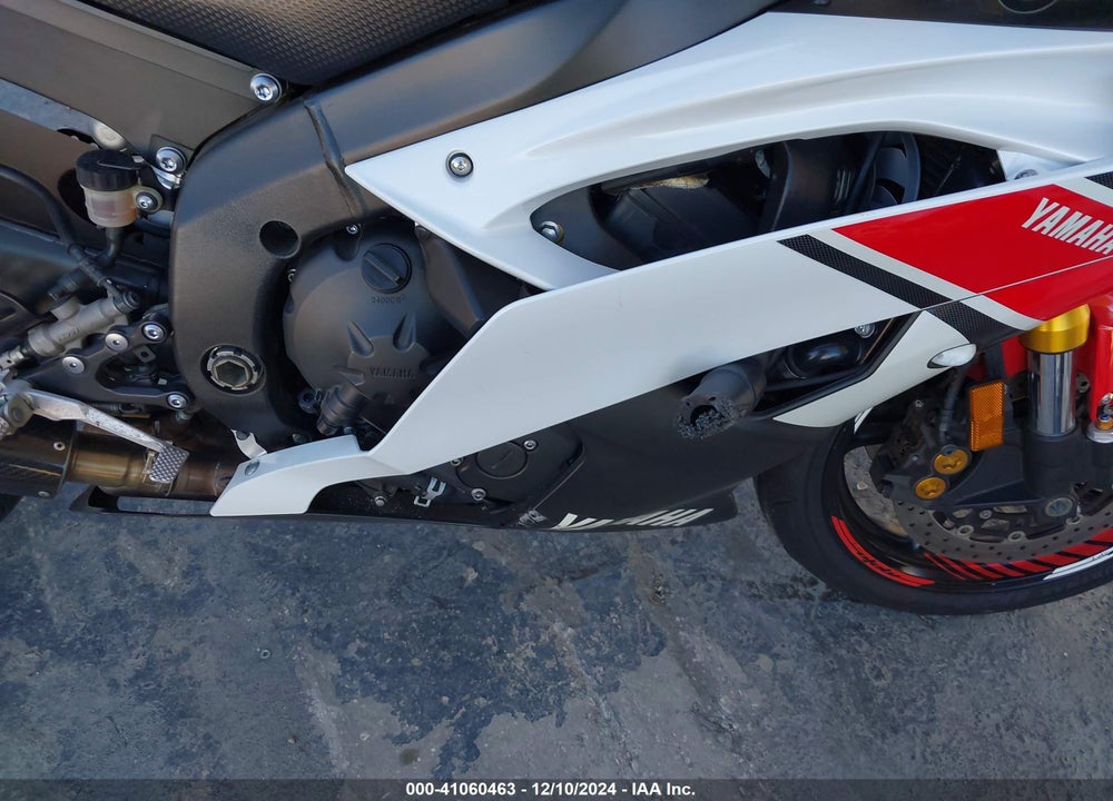 2012 YAMAHA YZFR6 VIN: JYARJ16E1CA026498