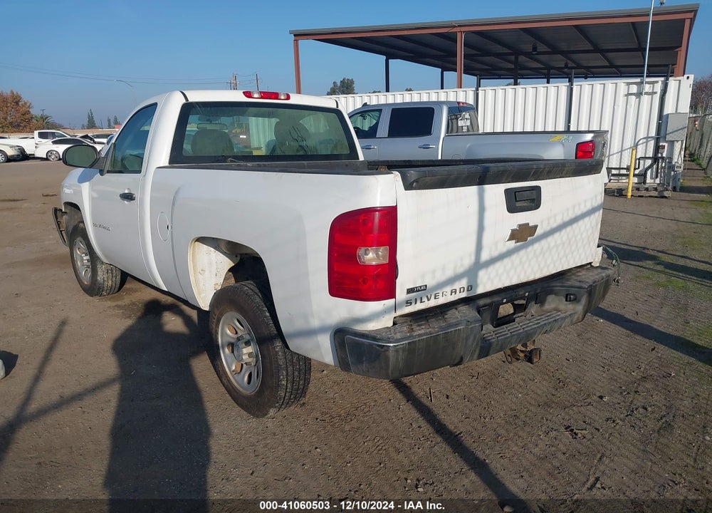 2007 CHEVROLET SILVERADO 1500 WORK TRUCK VIN: 1GCEC14087Z630867
