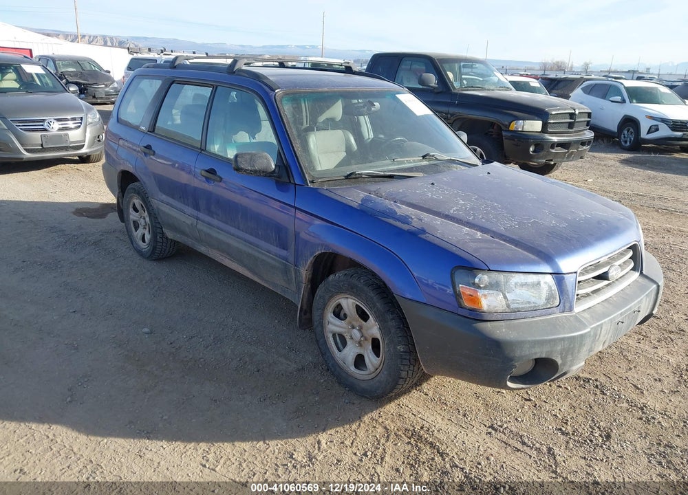 2004 SUBARU FORESTER 2.5X VIN: JF1SG63674H705382