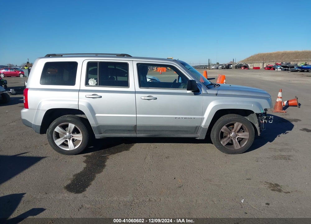 2012 JEEP PATRIOT LATITUDE VIN: 1C4NJPFA3CD567344