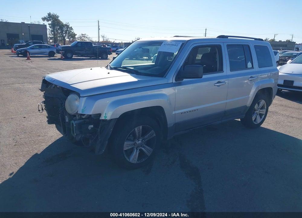 2012 JEEP PATRIOT LATITUDE VIN: 1C4NJPFA3CD567344