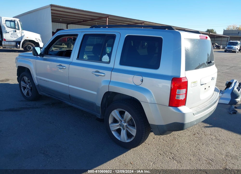 2012 JEEP PATRIOT LATITUDE VIN: 1C4NJPFA3CD567344