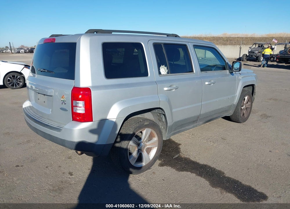 2012 JEEP PATRIOT LATITUDE VIN: 1C4NJPFA3CD567344