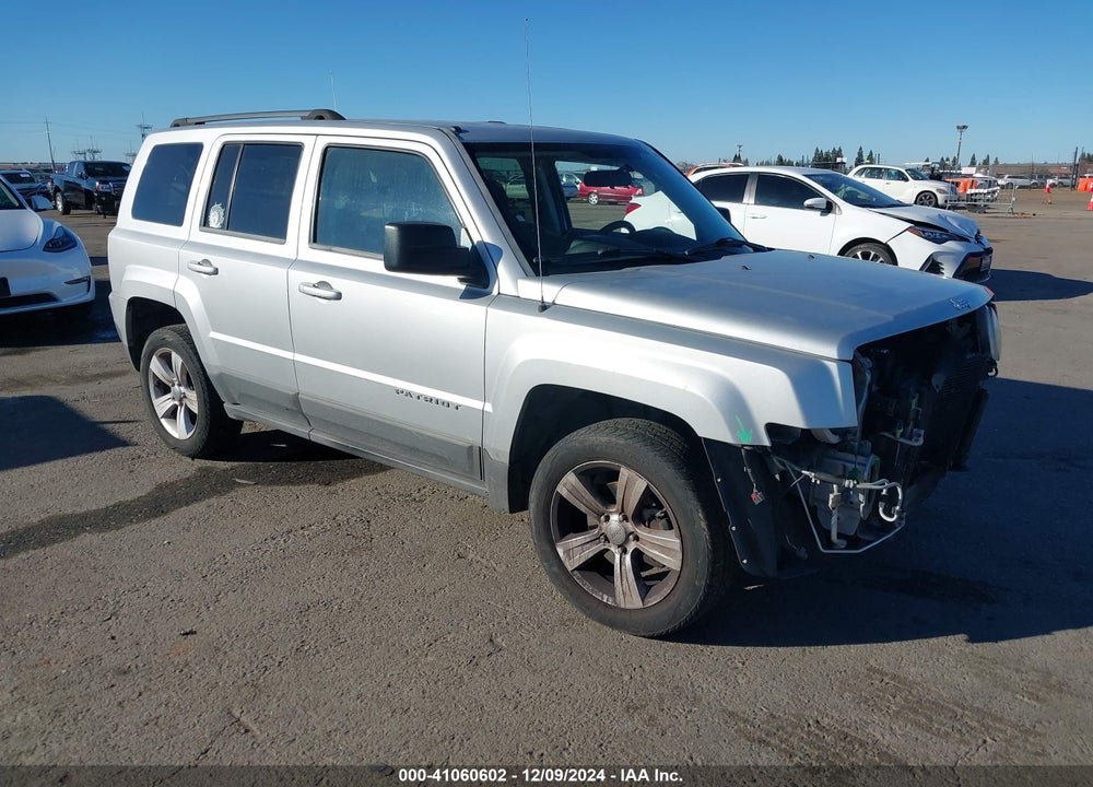 2012 JEEP PATRIOT LATITUDE VIN: 1C4NJPFA3CD567344