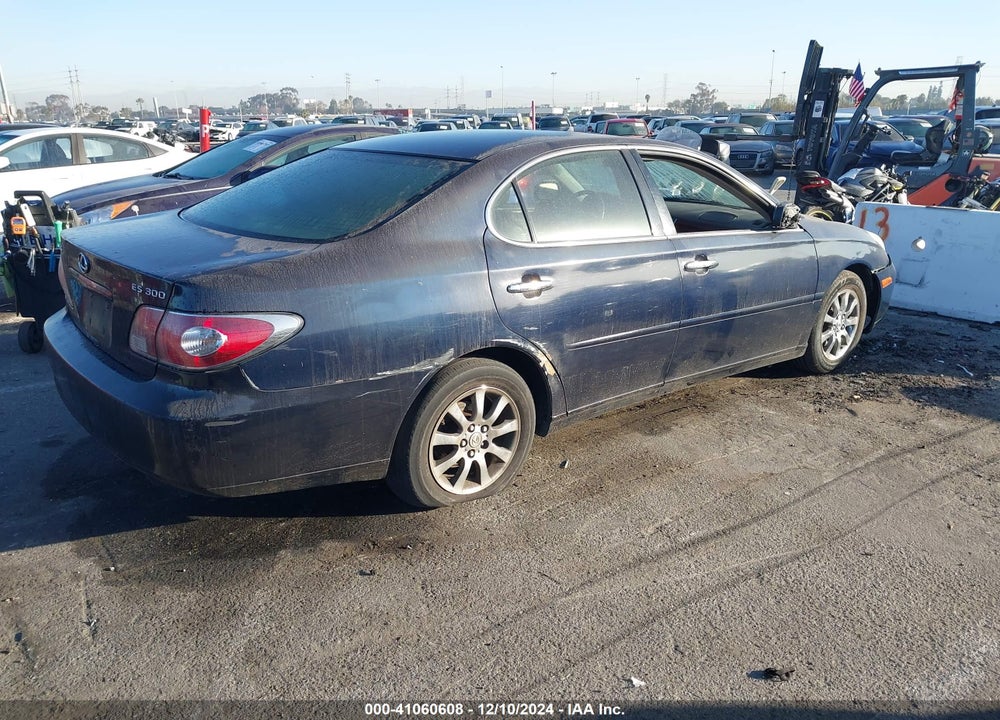 2003 LEXUS ES 300 VIN: JTHBF30G036021078