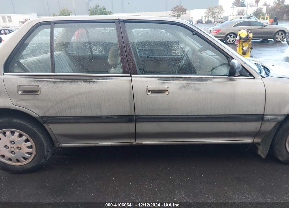 1991 HONDA CIVIC LX VIN: JHMED3650MS021003