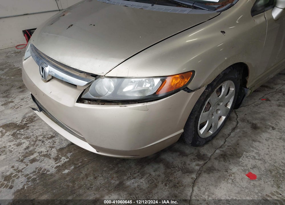 2008 HONDA CIVIC LX VIN: 1HGFA165X8L014340