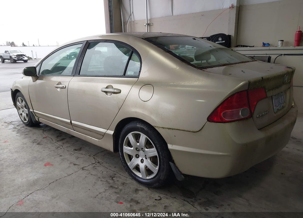 2008 HONDA CIVIC LX VIN: 1HGFA165X8L014340