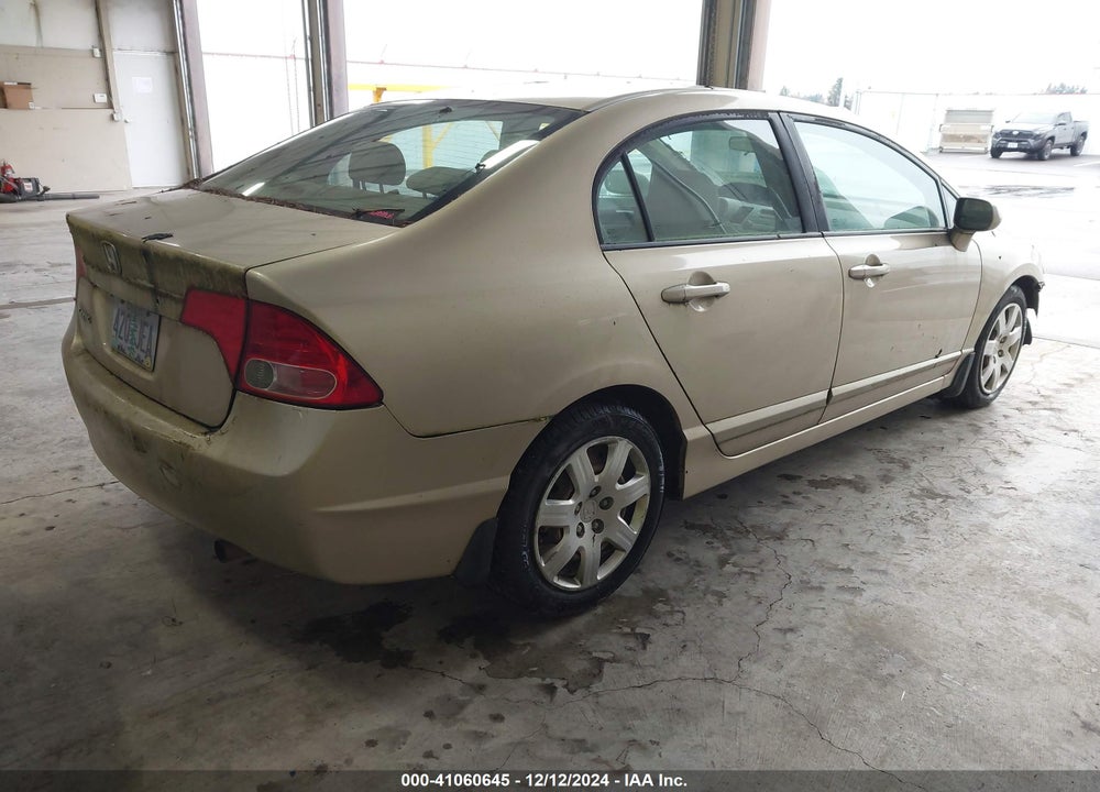 2008 HONDA CIVIC LX VIN: 1HGFA165X8L014340