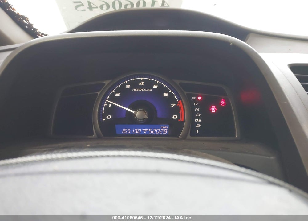 2008 HONDA CIVIC LX VIN: 1HGFA165X8L014340