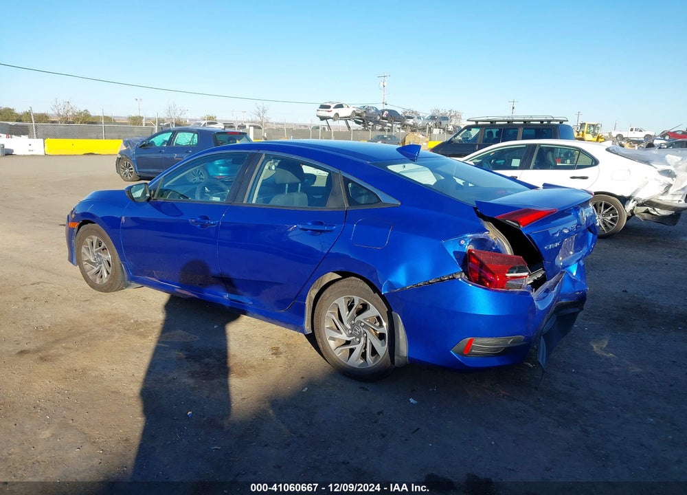 2018 HONDA CIVIC EX VIN: 19XFC2F7XJE039060