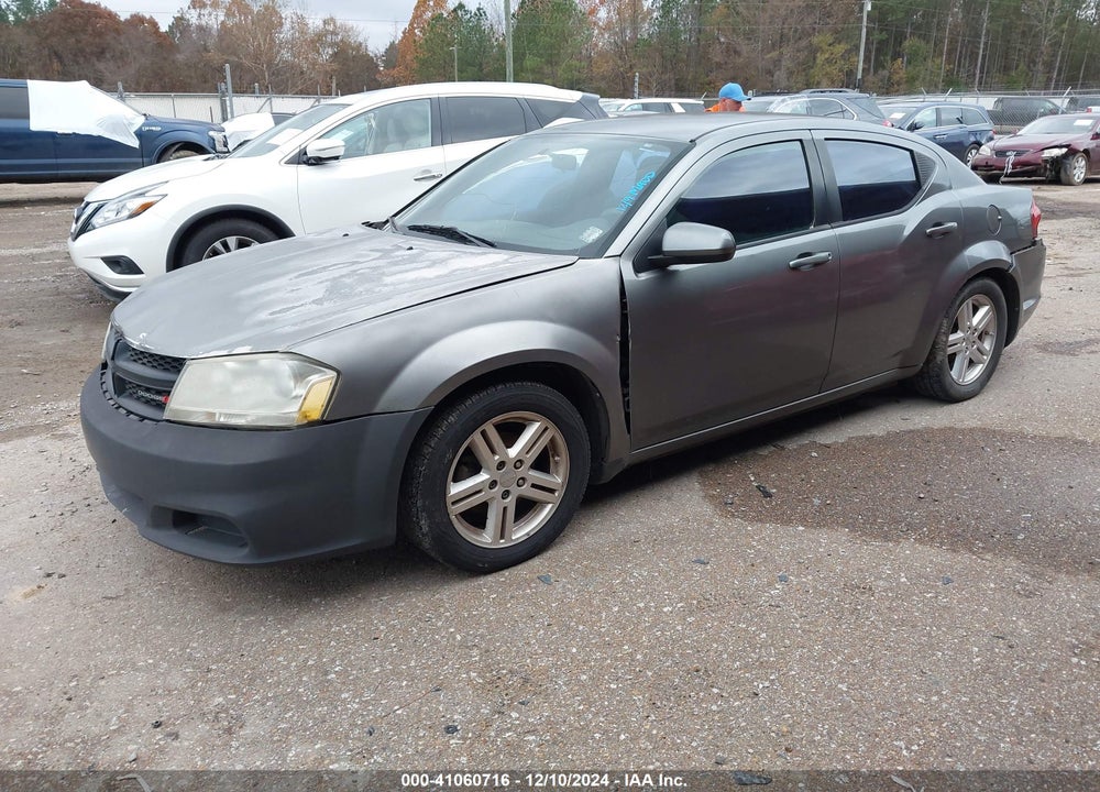 2012 DODGE AVENGER SXT VIN: 1C3CDZCB6CN235226
