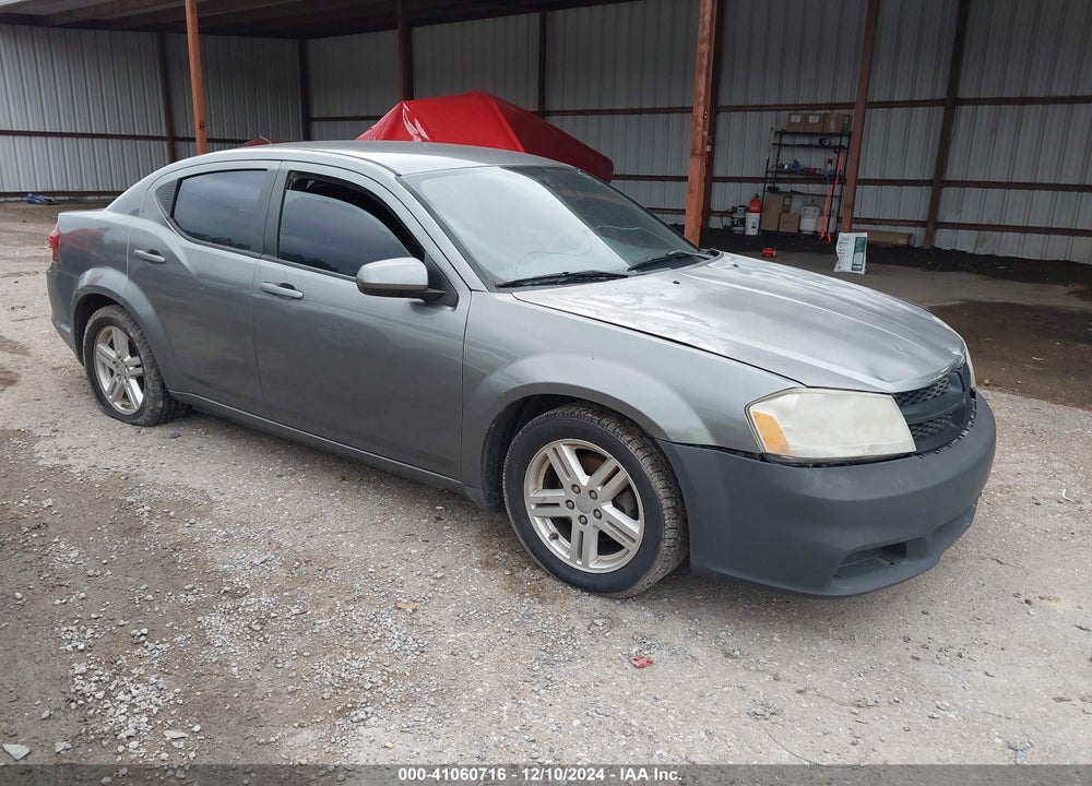2012 DODGE AVENGER SXT VIN: 1C3CDZCB6CN235226