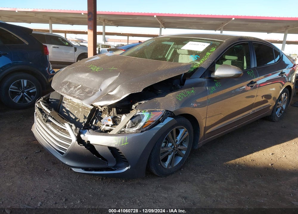 2018 HYUNDAI ELANTRA SEL VIN: 5NPD84LF5JH249710