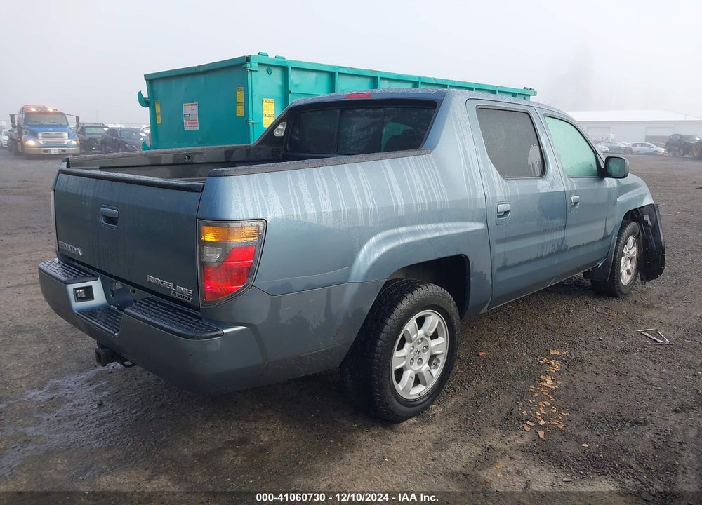2007 HONDA RIDGELINE RTL VIN: 2HJYK16527H533474